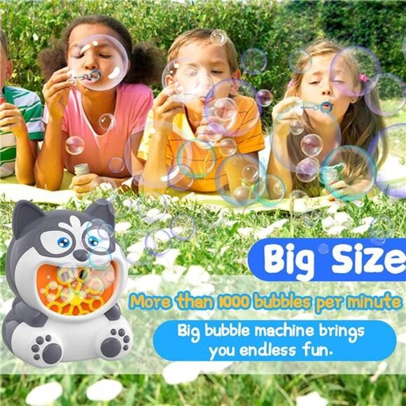 Bubble Machine, Bubble Blower for Kids, 1000+ Bubbles per Min - Picture 5 of 7